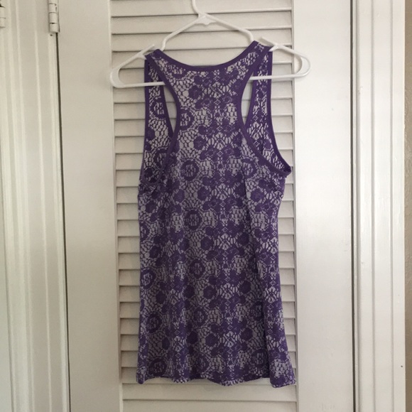 Purple Racerback Tank - Picture 2 of 2